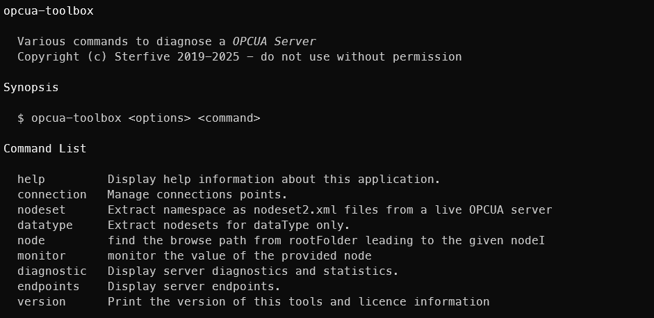 OPC UA Toolbox Screenshot